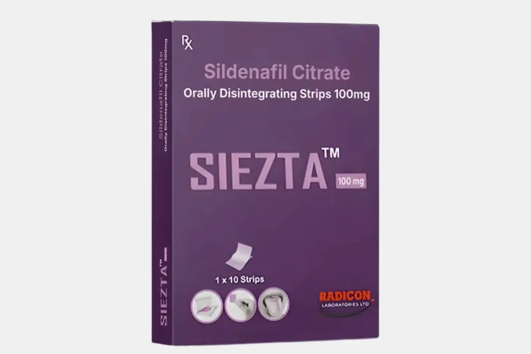 Siezta 100 Mg Sildenafil Oral Strips