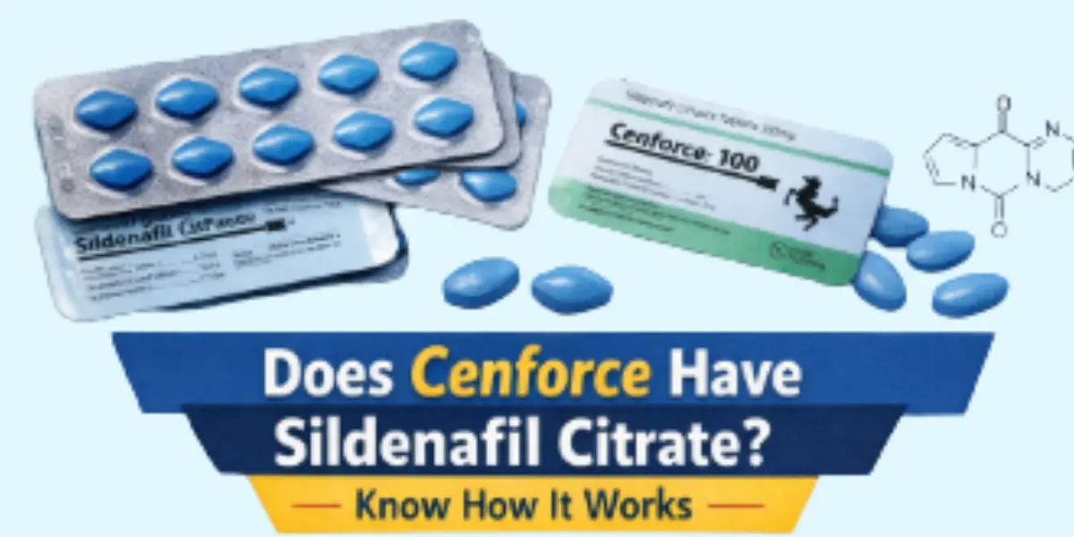 Does Cenforce Have Sildenafil Citrate